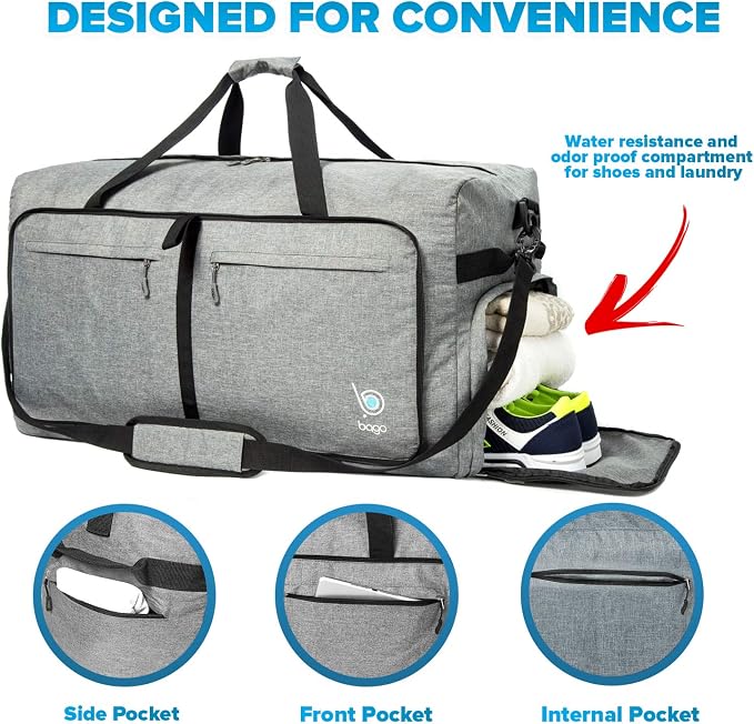 Bago Large Foldable Duffel Bags - Image 6
