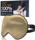 HiRui Silk Sleep Mask, 100% Natural Mulberry Silk of Double-Sided & by HiRui
