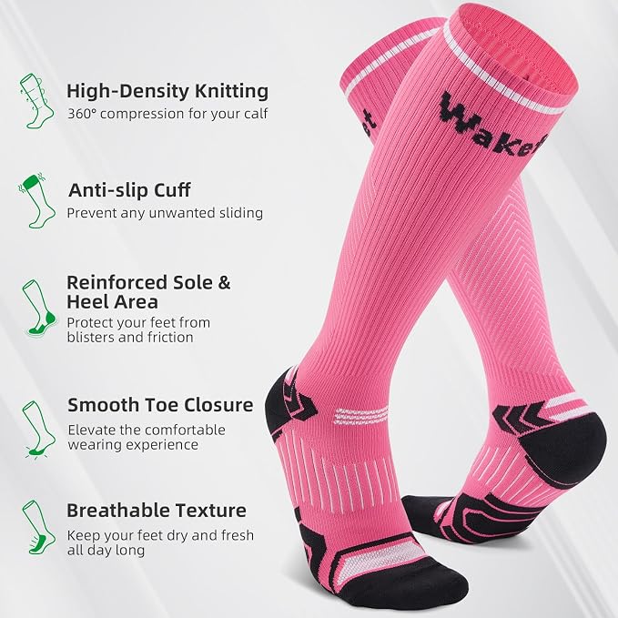 Compression Socks for Women Men 3 Pairs, Compression Stockings, Fragrance - Image 3