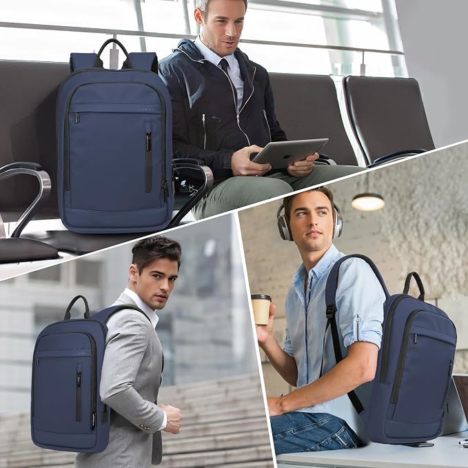 Business Backpack for Men Lightweight Commute Laptop Backpack Anti-Theft Water - Image 7