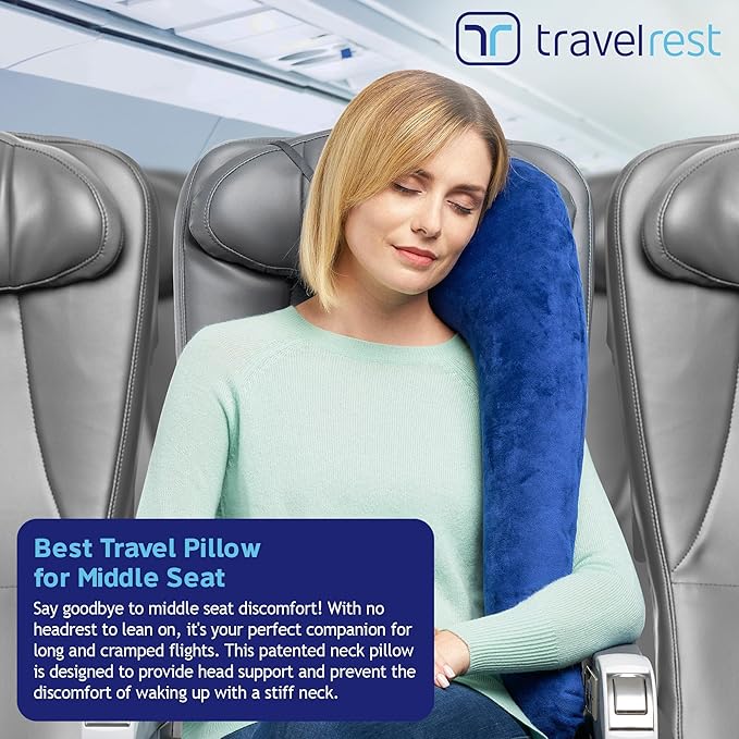 TRAVELREST All-in-One Neck & Body Pillow, Advanced Support Design, Travel - Image 4