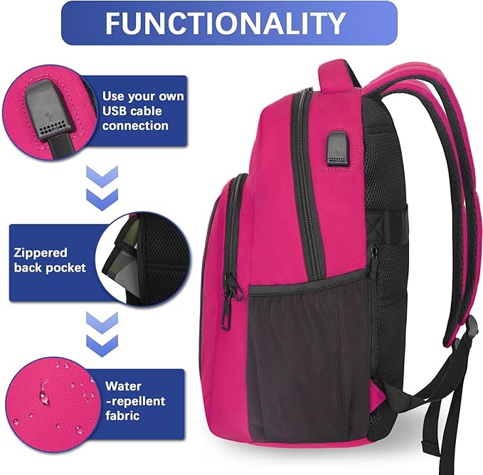 LARIPOP Travel Laptop Backpack, 15.6 Inch Business Laptop backpack - Image 3