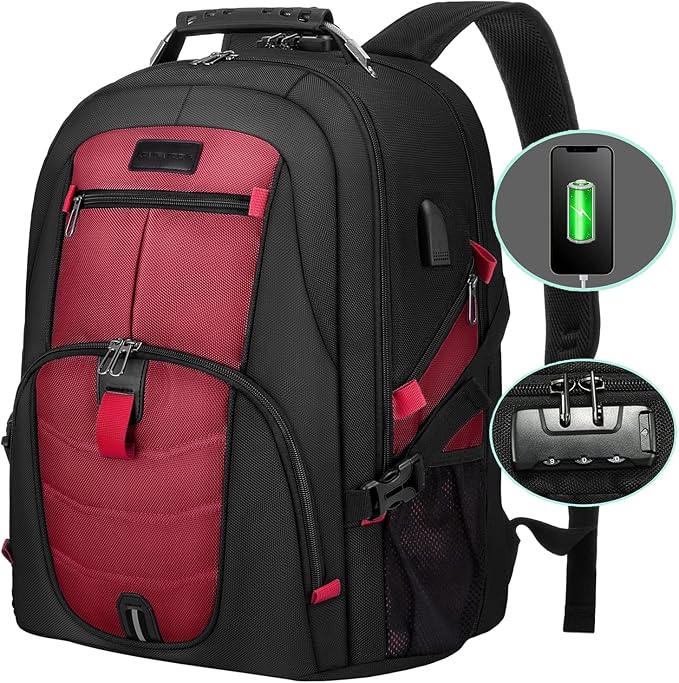 LOVEVOOK Travel Laptop Backpack Waterproof Anti Theft Backpack by LOVEVOOK
