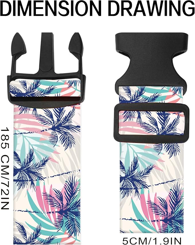 Luggage Straps for Suitcases, Adjustable Travel Belt, Durable Wide Luggage Strap - Image 5