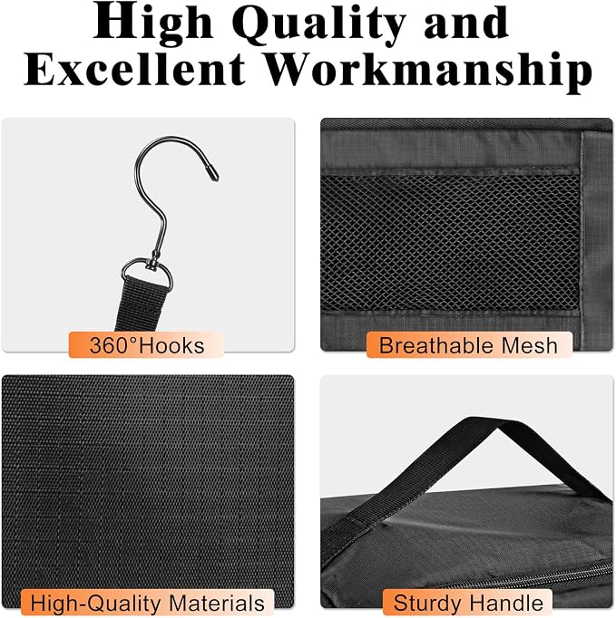 Hanging Travel Organizer, Carry-on Luggage Suitcase Organizer, Portable Shelves - Image 3
