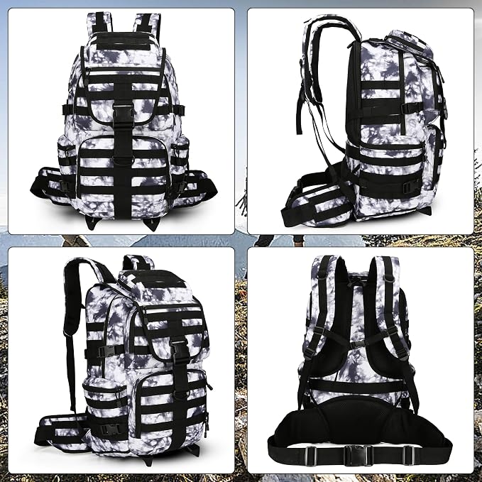50L Military Tactical Backpack Hiking Waterproof Backpack Large Military Pack 3 - Image 4