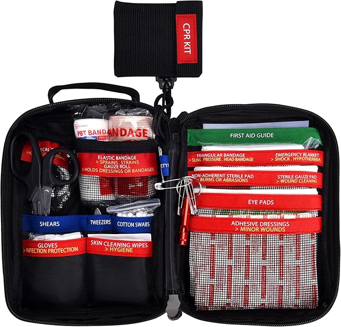 Compact First Aid Kit for Emergency by Homestockplus