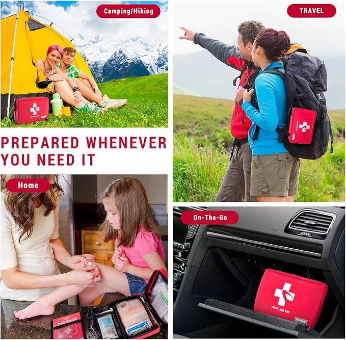 Compact First Aid Kit 300 PCS – Small Waterproof Emergency Medical Kit - Image 7