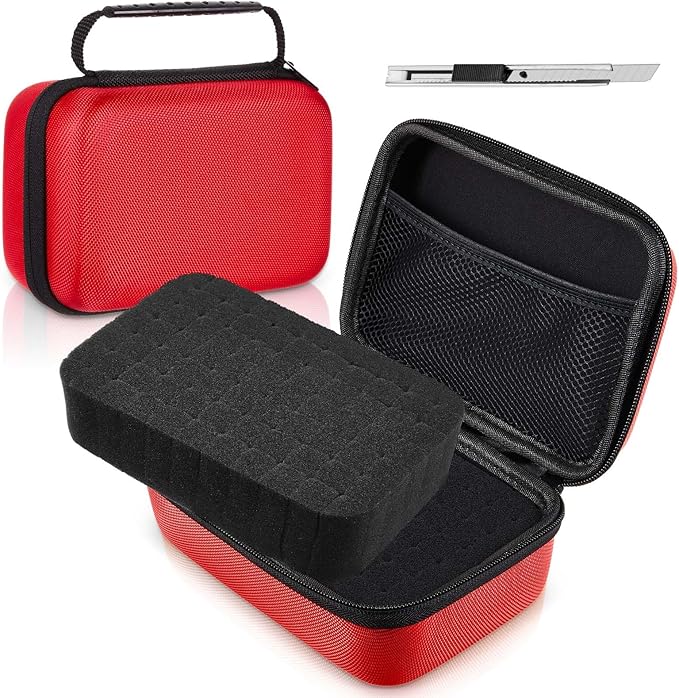 EVA Hard Case with Customizable Foam Protective EVA Carrying Case Shockproof by Relaxweex