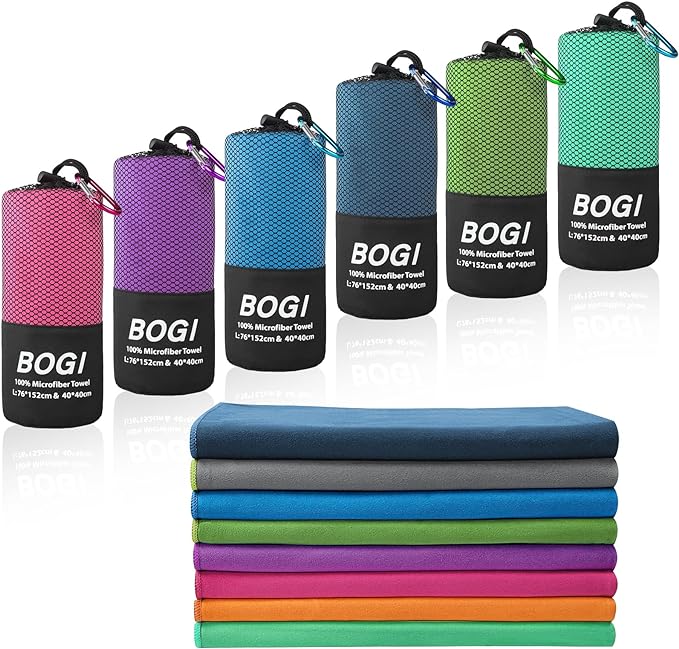 BOGI Microfiber Travel Sports Towel-Quick Dry Towel, Soft Lightweight by BOGI