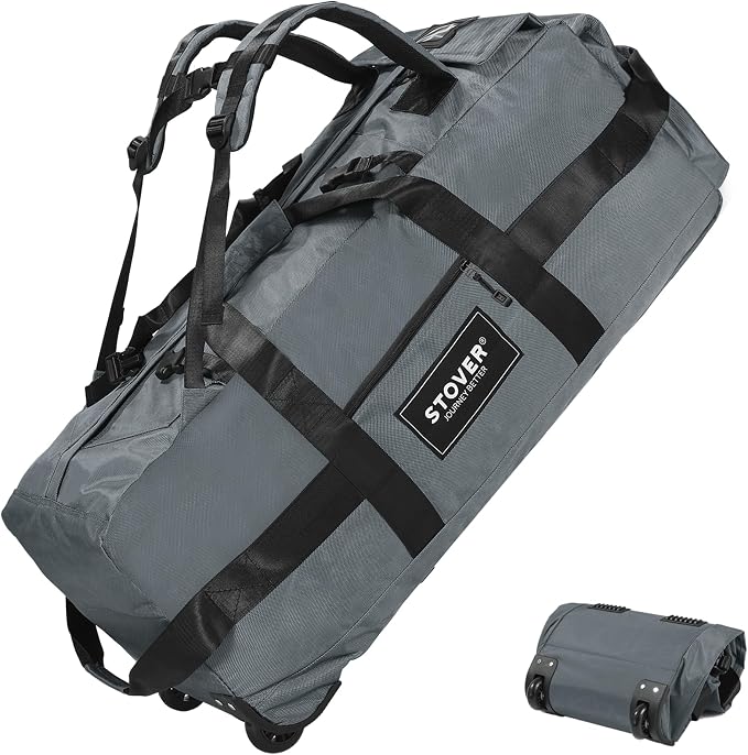 STOVER 80L Rolling Duffel Bag by STOVER