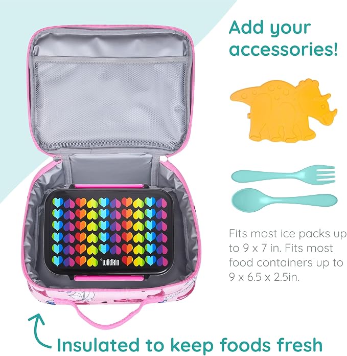 Wildkin JumpOff Jo Insulated Lunch Box – Durable, Reusable - Image 5