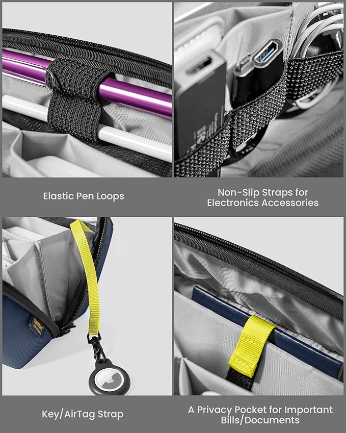 tomtoc Electronic Organizer Accessory Tech Pouch - Image 3