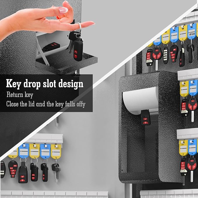 WeHere 56 Keys Lock Box, Key Cabinet - Image 4
