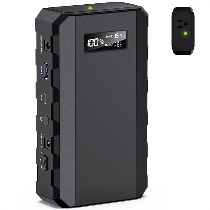Apowking Power Bank with AC Outlet, 65W Portable Laptop Battery Bank Fast by Apowking