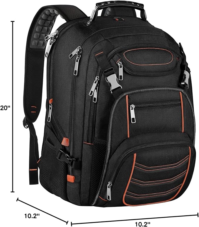 18.4 inch Laptop Backpack, Extra Large Travel Laptop Backpack - Image 8