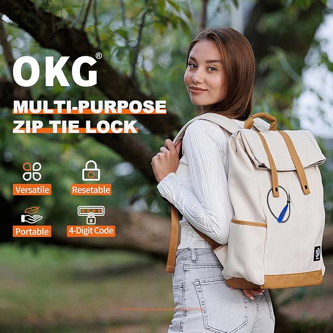 OKG 4-Digit Combination Zip Tie Lock - Image 2