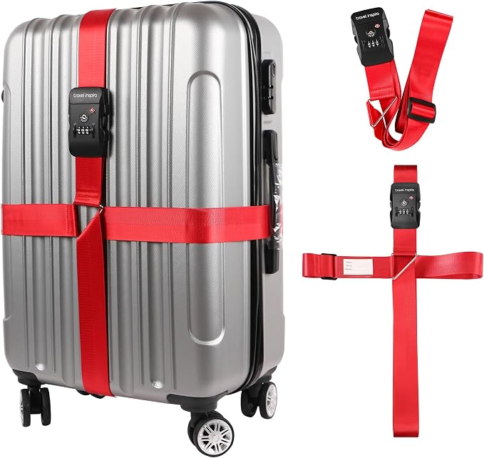 Travel Inspira Luggage Straps for Suitcases by TravelInspira