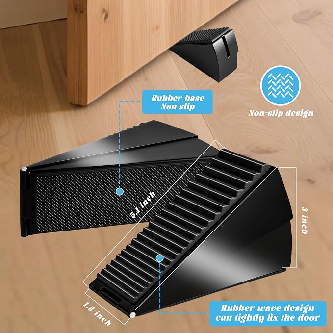 Large Heavy Duty Door Stoppers, Premium Spring Door Stopper - Image 5