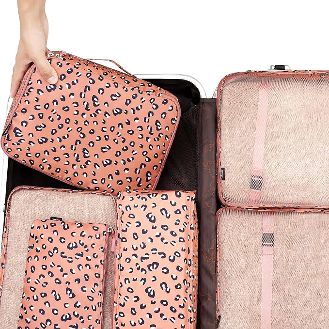 BAGAIL 8 Set Packing Cubes Luggage Packing Organizers - Image 6