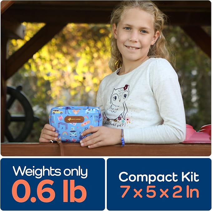 KeepGoing Travel First Aid Kit for Kids – 130 Pc. for Car, Diaper Bag & Backpack - Image 5
