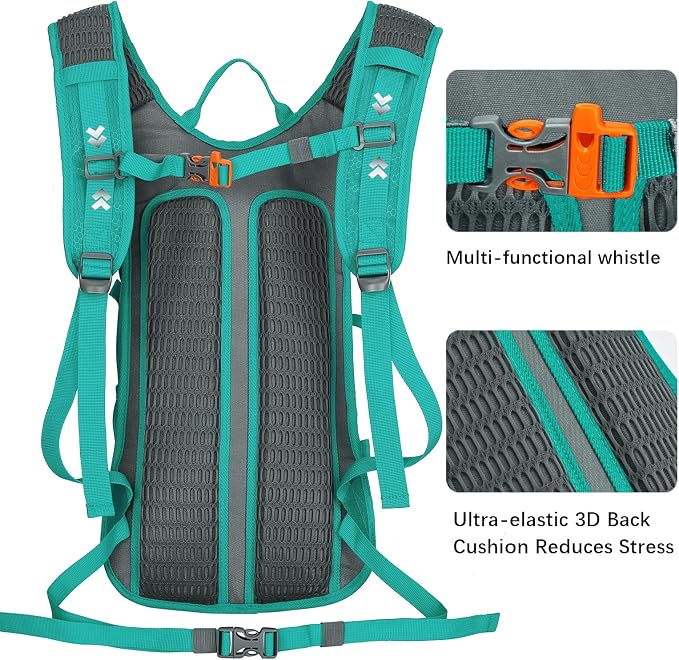 LARIPOP Hydration Backpack, 18L Hiking Backpack - Image 6