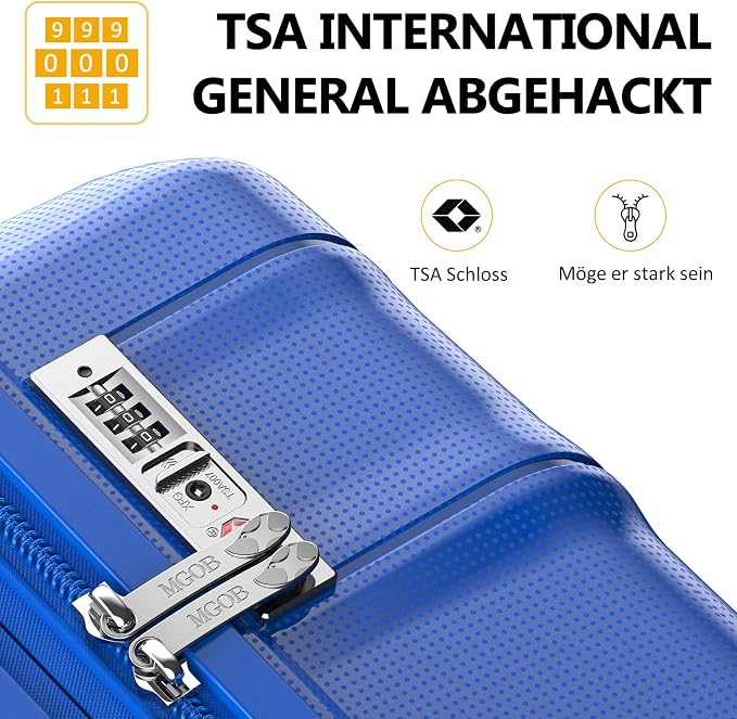 24 Inch Luggage with Spinner Wheels, Hard Shell Suitcase, Lightweight PP - Image 2