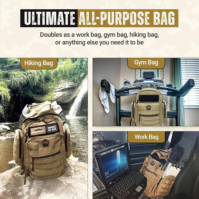 HighSpeedDaddy - Baby Diaper Backpack, Military-Grade, Waterproof, Compact Baby - Image 5