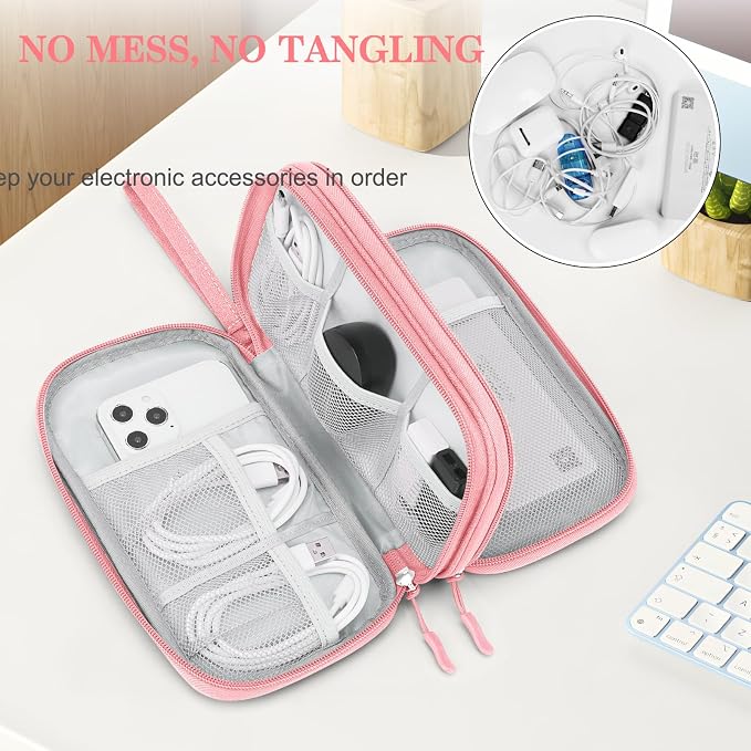 FYY Electronic Organizer, Electronic Accessories Carry Case Portable Waterproof - Image 5