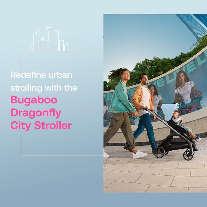 Bugaboo Dragonfly City Stroller, Lightweight Compact Baby Stroller - Image 2