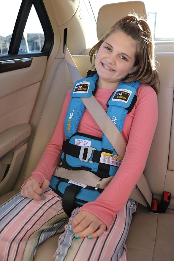 Large Blue, Lightweight, Portable Car Seat - Image 2