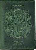 LEATHER VILLAGE Leather Passport Holder Cover – Travel Wallet by LeatherVillage