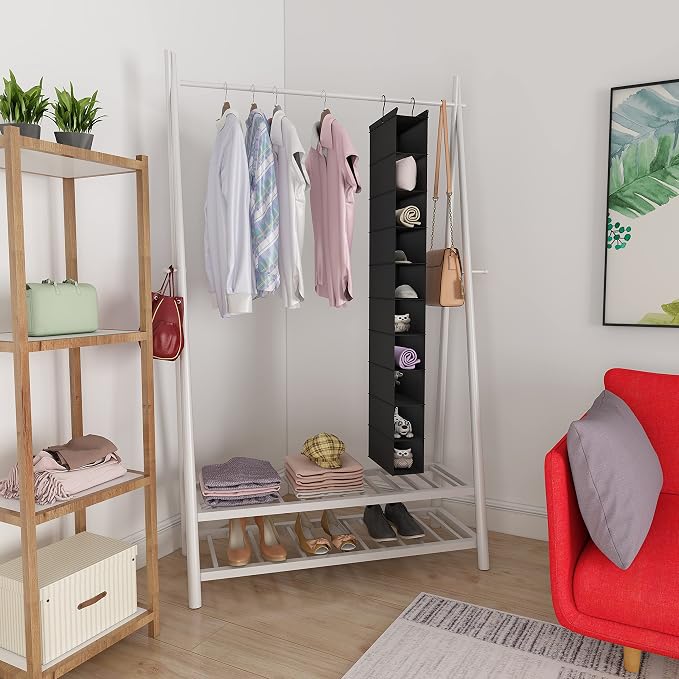 MAX Houser 10-Shelf Hanging Shoe Shelf Organizer, Hanging Shoe Storage - Image 7