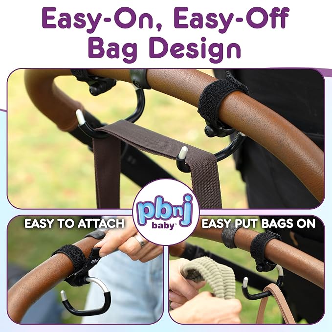Stroller Hooks for Hanging Diaper Bags - Image 7