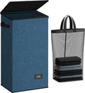 SOLEDI Laundry Hamper with Lid 100L Large & Tall Collapsible Laundry Baskets by SOLEDI