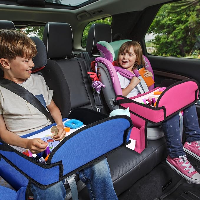 Kids Travel Tray for Car Seat, Toddler Road Trip Essentials - Image 9