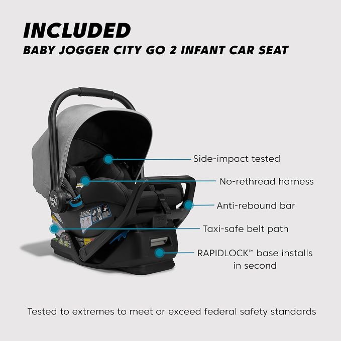 Baby Jogger City Mini GT2 All-Terrain Travel System - Image 3