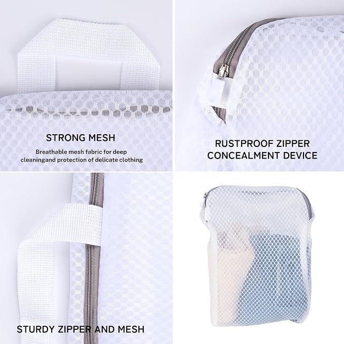 4 Pack Mesh Laundry Bag Mesh Laundry Bags Laundry - Image 3