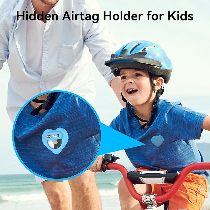 DDJ for AirTag Kids Hidden Case, 4 Pack for Apple Air Tag Tracker Holder for - Image 4