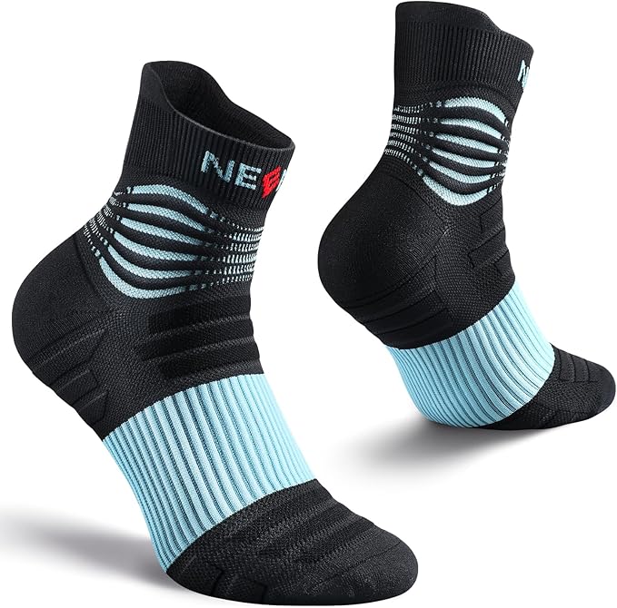 NEENCA Professional Compression Socks, Medical Athletic Ankle Socks by NEENCA