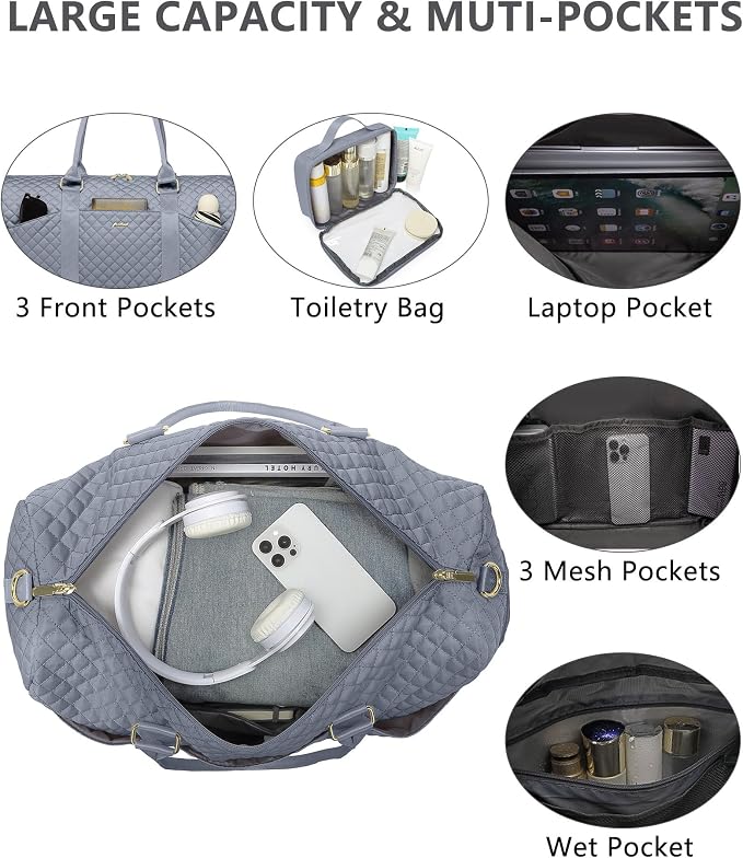 Weekender Travel Duffle Bag for Women - Image 3