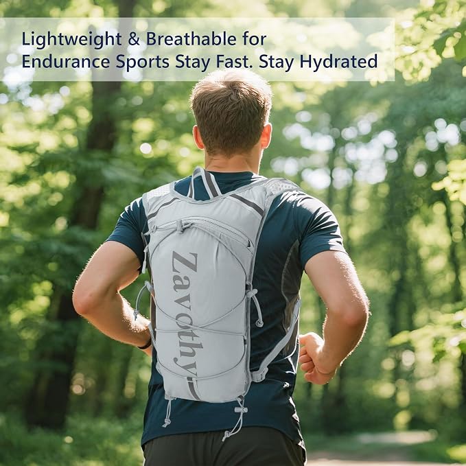 Zavothy Hydration Running Vest for Men & Women – Lightweight 1.5L Hydration Pack - Image 7