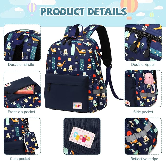 mygreen Toddler Backpack, Kids Backpack - Image 4