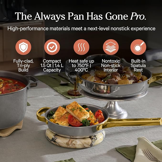 Our Place Titanium Pro Mini Cookware Duo – Always Pan & Perfect Pot - Image 2