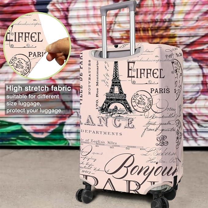 Travel Luggage Cover Suitcase Protector Fits 18-32 Inch Wheel Covers - Image 4