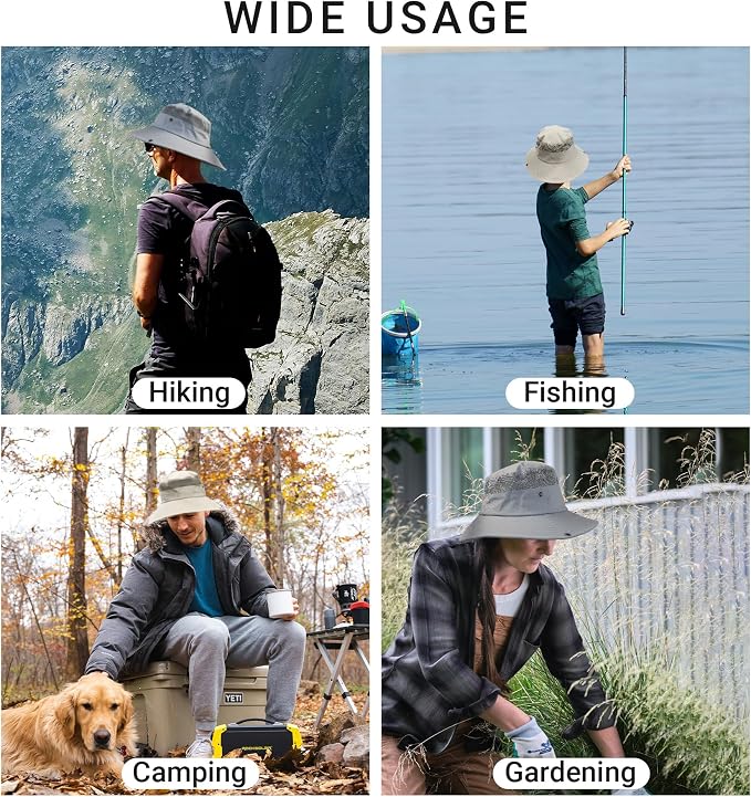 NPQQUAN Ponytail Sun Bucket Hats - Image 4