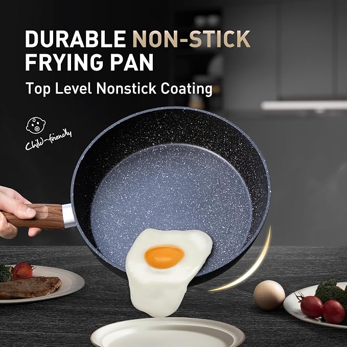 MAISON ARTS 17 Piece Pots and Pans Set Non Stick, Kitchen Cookware Sets - Image 6