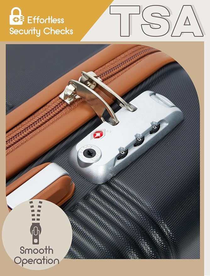 Luggage Sets 5 Piece, Suitcases - Image 4