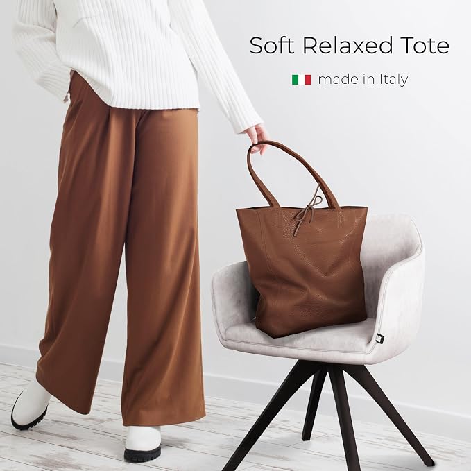 Italian Calf Leather Tote for Women - Image 4