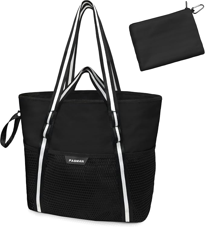 Beach Bag with Zipper by PASMAN